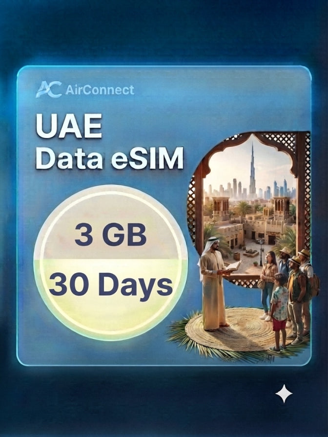 United Arab Emirates 3GB 30Days