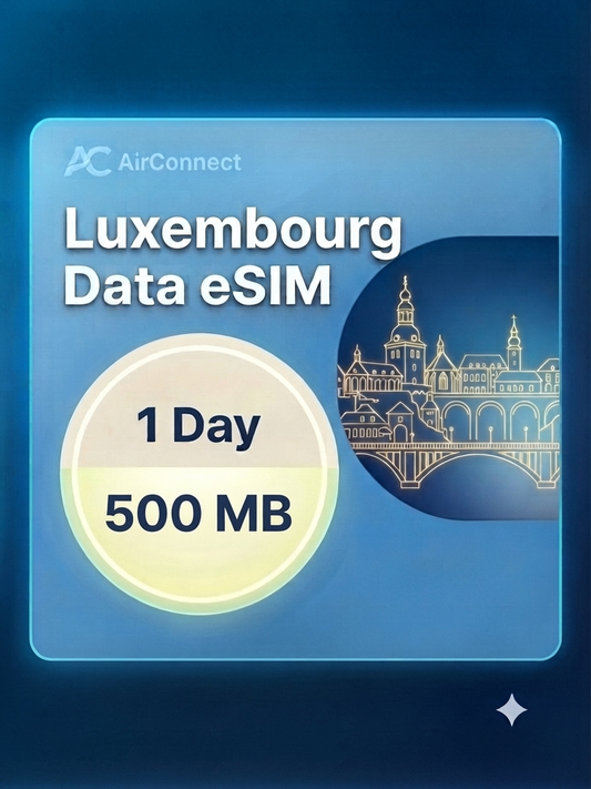 Luxembourg 500MB/Day