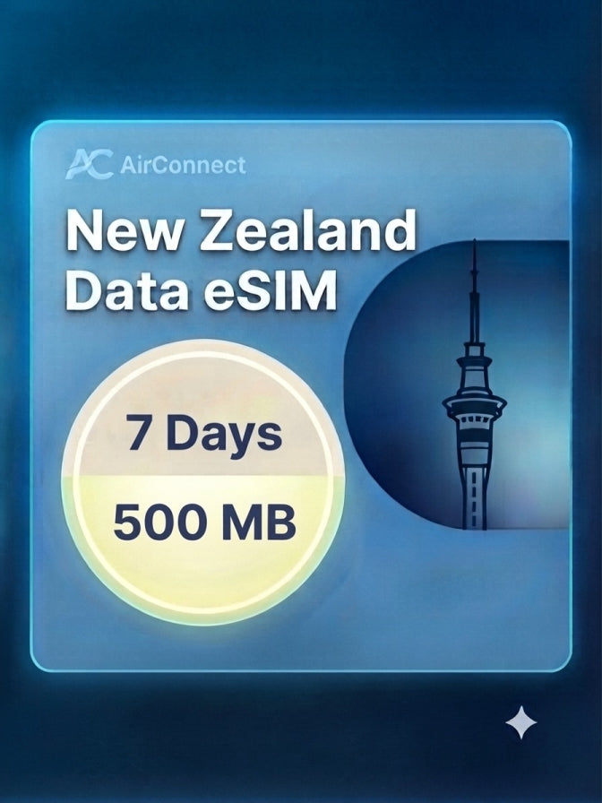 New Zealand 500MB 7Days