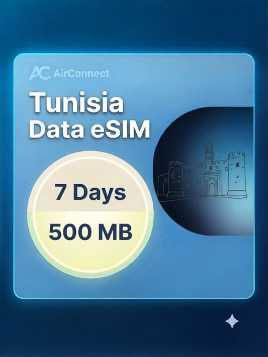 Tunisia 500MB 7Days