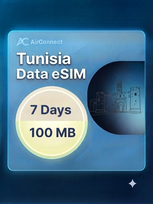 Tunisia 100MB 7Days