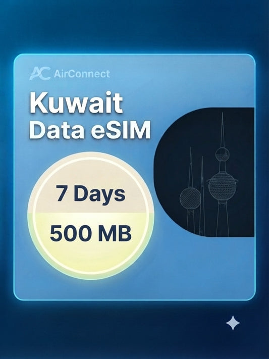 Kuwait 500MB 7Days