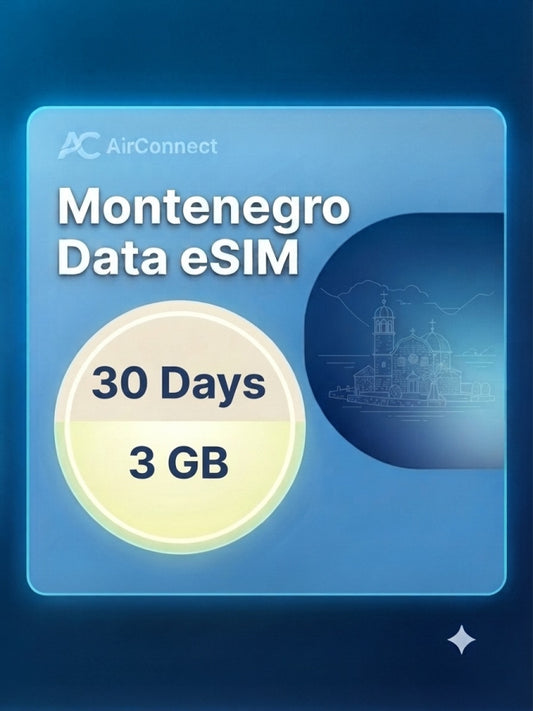 Montenegro 3GB 30Days