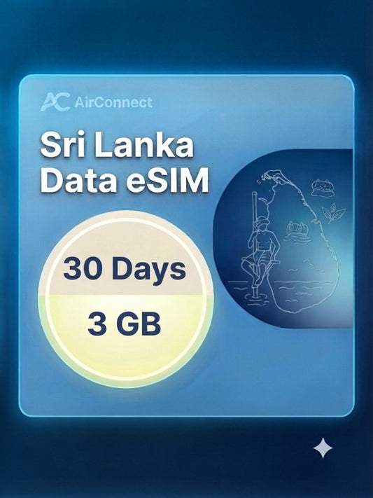 Sri Lanka 3GB 30Days