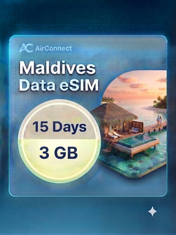 Maldives 3GB 15Days
