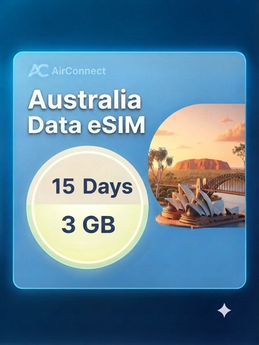 Australia 3GB 15Days