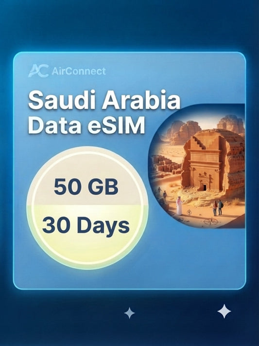 Saudi Arabia 50GB 30Days