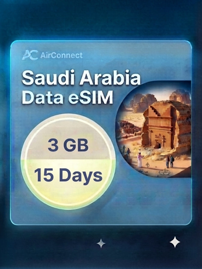 Saudi Arabia 3GB 15Days