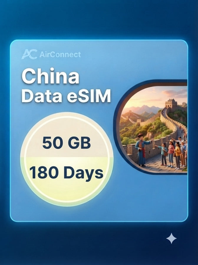 China 50GB 180Days