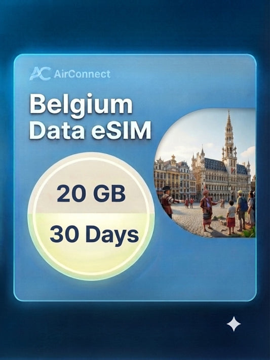Belgium 20GB 30Days