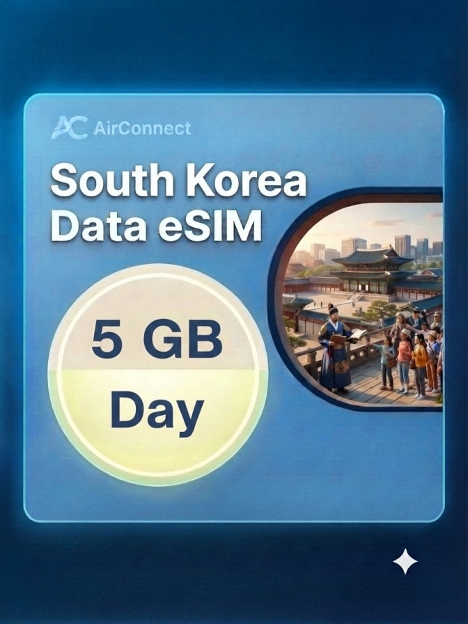 South Korea 5GB/Day