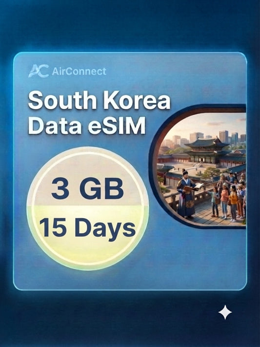 South Korea 3GB 15Days