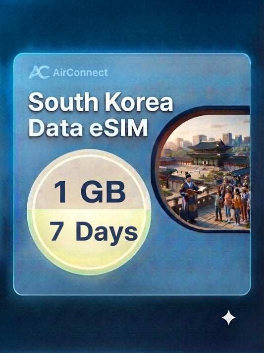 South Korea 1GB 7Days