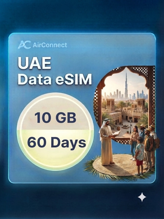 United Arab Emirates 10GB 60Days
