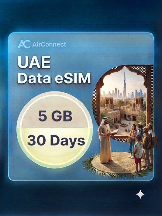 United Arab Emirates 5GB 30Days