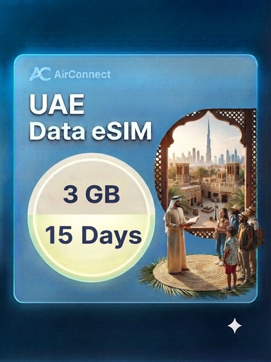 United Arab Emirates 3GB 15Days
