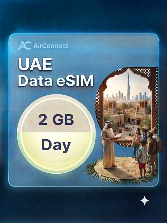 United Arab Emirates 2GB/Day