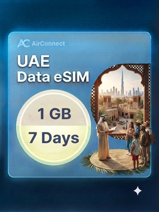 United Arab Emirates 1GB 7Days