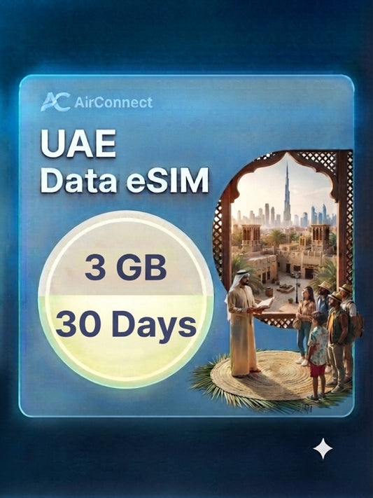 United Arab Emirates 3GB 30Days
