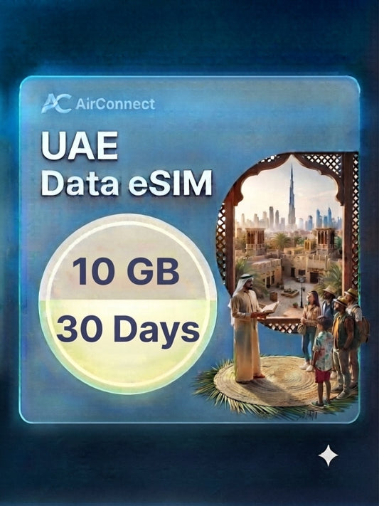 United Arab Emirates 10GB 30Days
