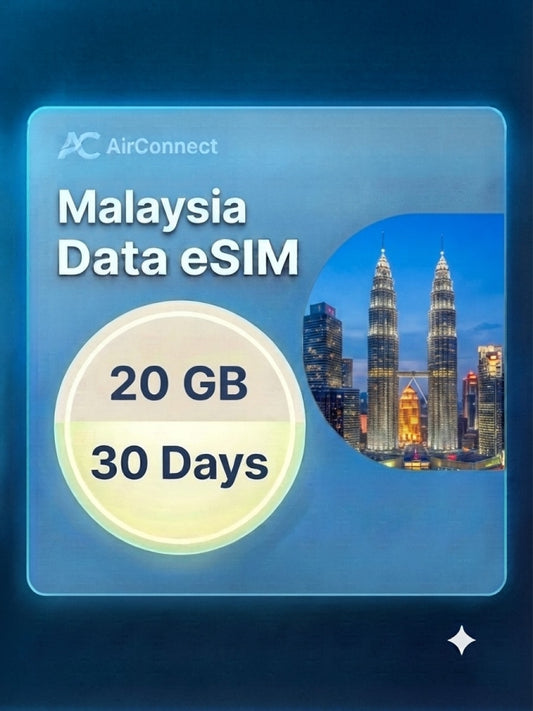 Malaysia 20GB 30Days