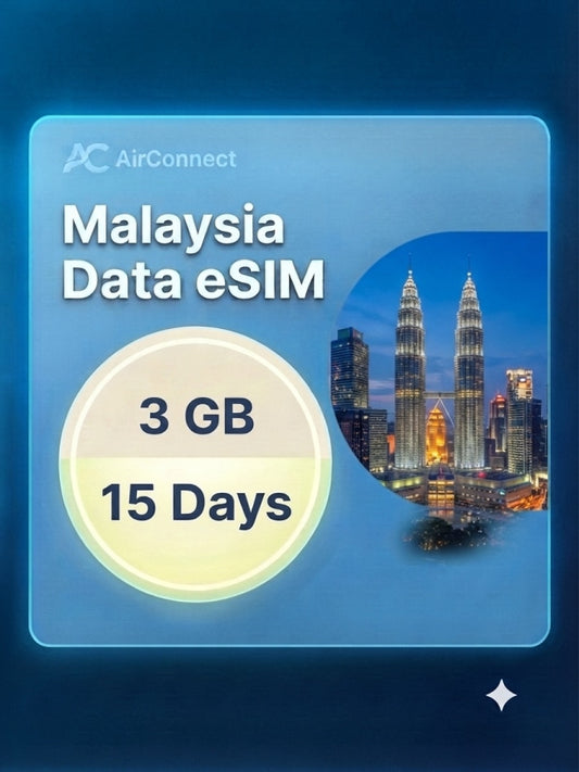 Malaysia 3GB 15Days