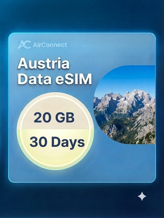 Austria 20GB 30Days