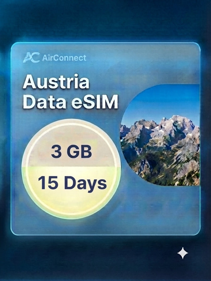 Austria 3GB 15Days