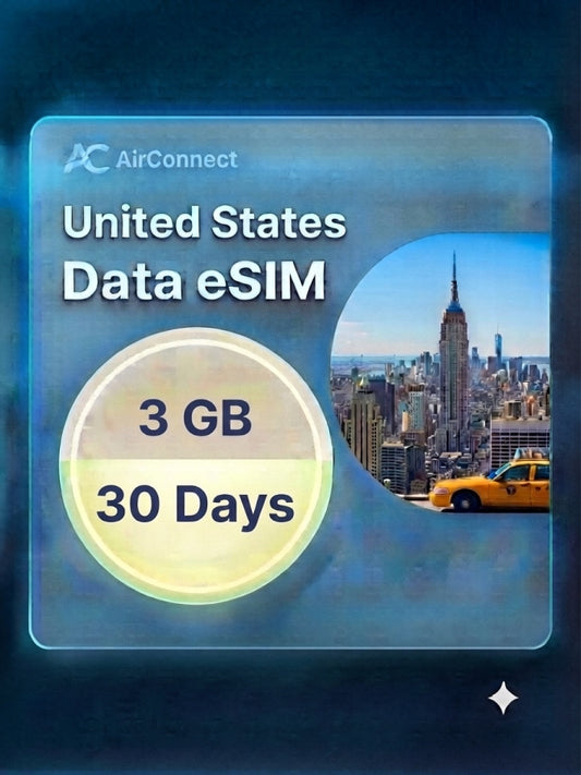 United States 3GB 30Days (USIP)