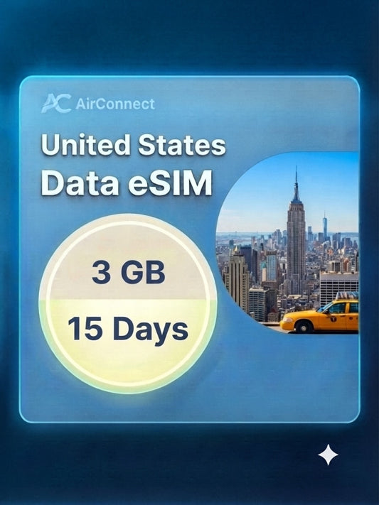 United States 3GB 15Days